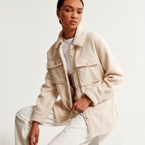 Abercrombie & Fitch Sherpa Shacket